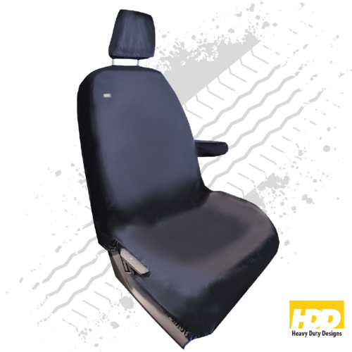 Heavy Duty Ford Transit Courier Driver Seat Cover (2014 +) - 3 Piece Set