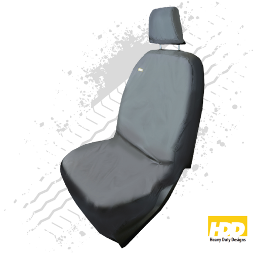 Heavy Duty Ford Transit Courier Single Passenger Seat Cover (2014 +) - 2 Piece Set 