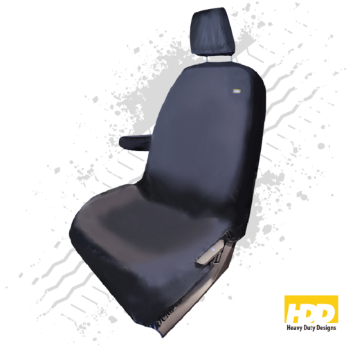Heavy Duty Ford Transit Courier + Fiesta Single Passenger Seat Cover (2019 +) - Airbag Compatible