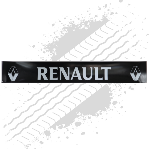 Renault Black/White Trailer Mudflap
