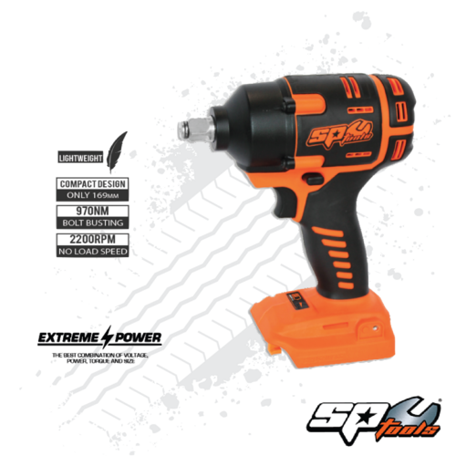 SP Tools Cordless 18v Impact Wrench 1/2 Brushless Body Only