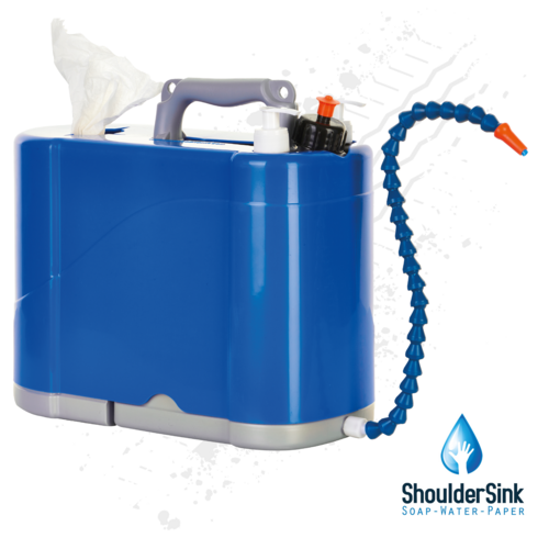 ShoulderSink - Portable Hand Wash Station for Trucks, Vans, Cars, Trailers, Workshop