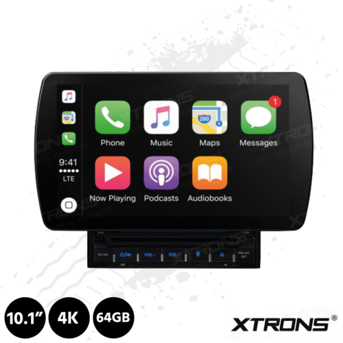 XTRONS 10.1" Anti-Glare Screen Car DVD Player Navigation System With HDMI Output