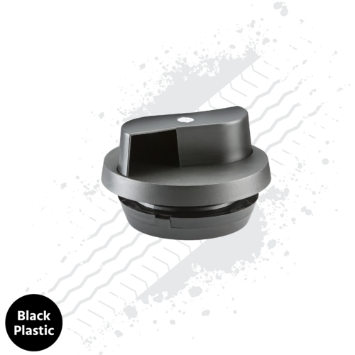 Flettner '2000' Ventilator 145mm Standard Circular Base - Black Plastic