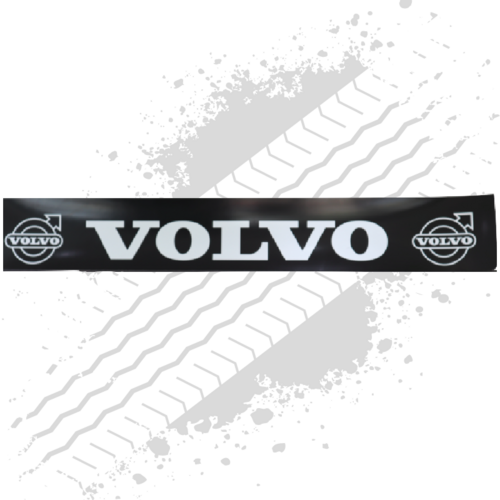 Suitable for Volvo Black/White Trailer Mudflaps