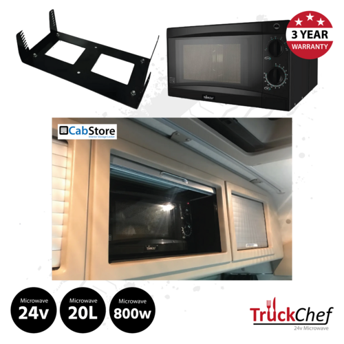 TruckChef Microwave and CabStore Rear Locker To Suit Mercedes Actros 4 / 5 / Arocs BigSpace