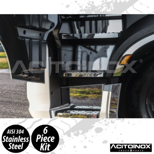 Iveco S-Way Cabin Steps In Stainless Steel (AISI 304)