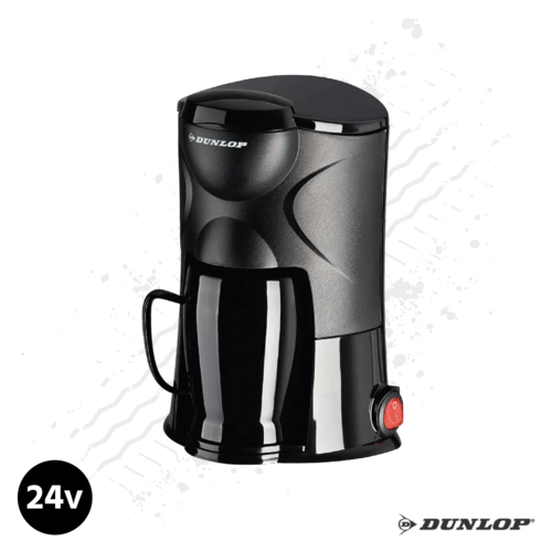 Dunlop Black, New Generation, 1 Cup Coffee Maker 24v