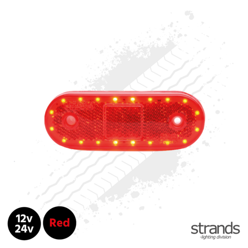 Strands Position Light With Brake Light Red LED