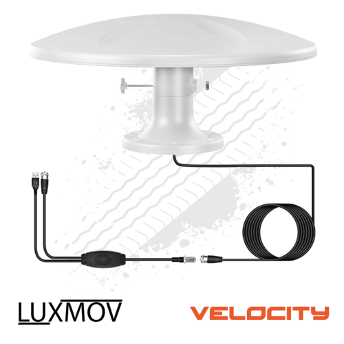 LUXMOV Velocity Omni-Directional TV Aerial - White