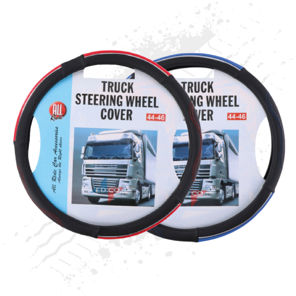 Steering Wheel Covers - Truck Steering Wheel Covers, Wheel Covers, Black, Red, Chrome, Blue.