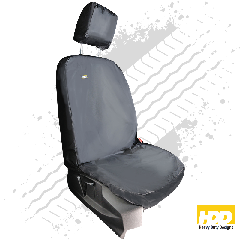 Heavy Duty Seat Cover Ford Transit Connect Driver 2014+ CD14BLK-781 - Black 
