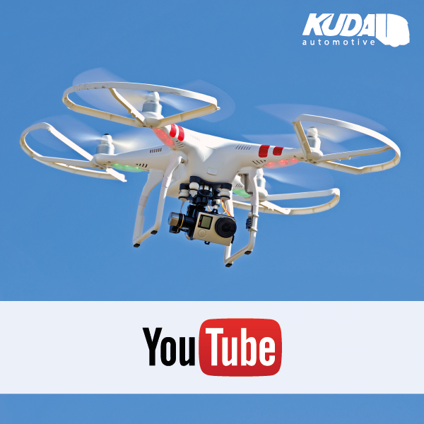 Image of Kuda Launch YouTube channel and invest in drone technology.