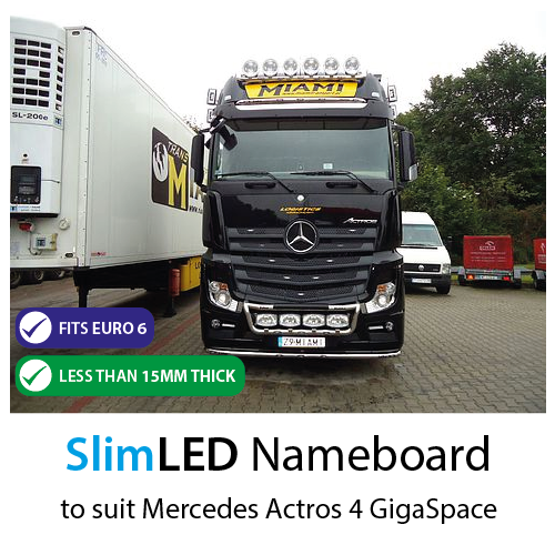 Slim LED Name Board Sign