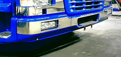 DAF XF95 Stainless Bumper Kit with Light Cut-Outs