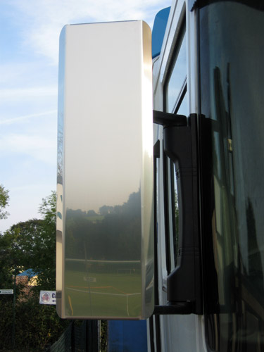 ISUZU F110-210 and N75.190 Stainless Steel Mirror Guards