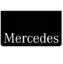 Mercedes Black/White Mudflaps (Pair)